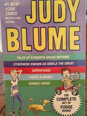 NWT Judy Blume Complete Fudge Books - Yellow & Purple Cover $25